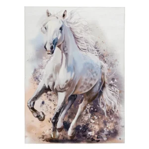 Bērnu Paklājs White Horse