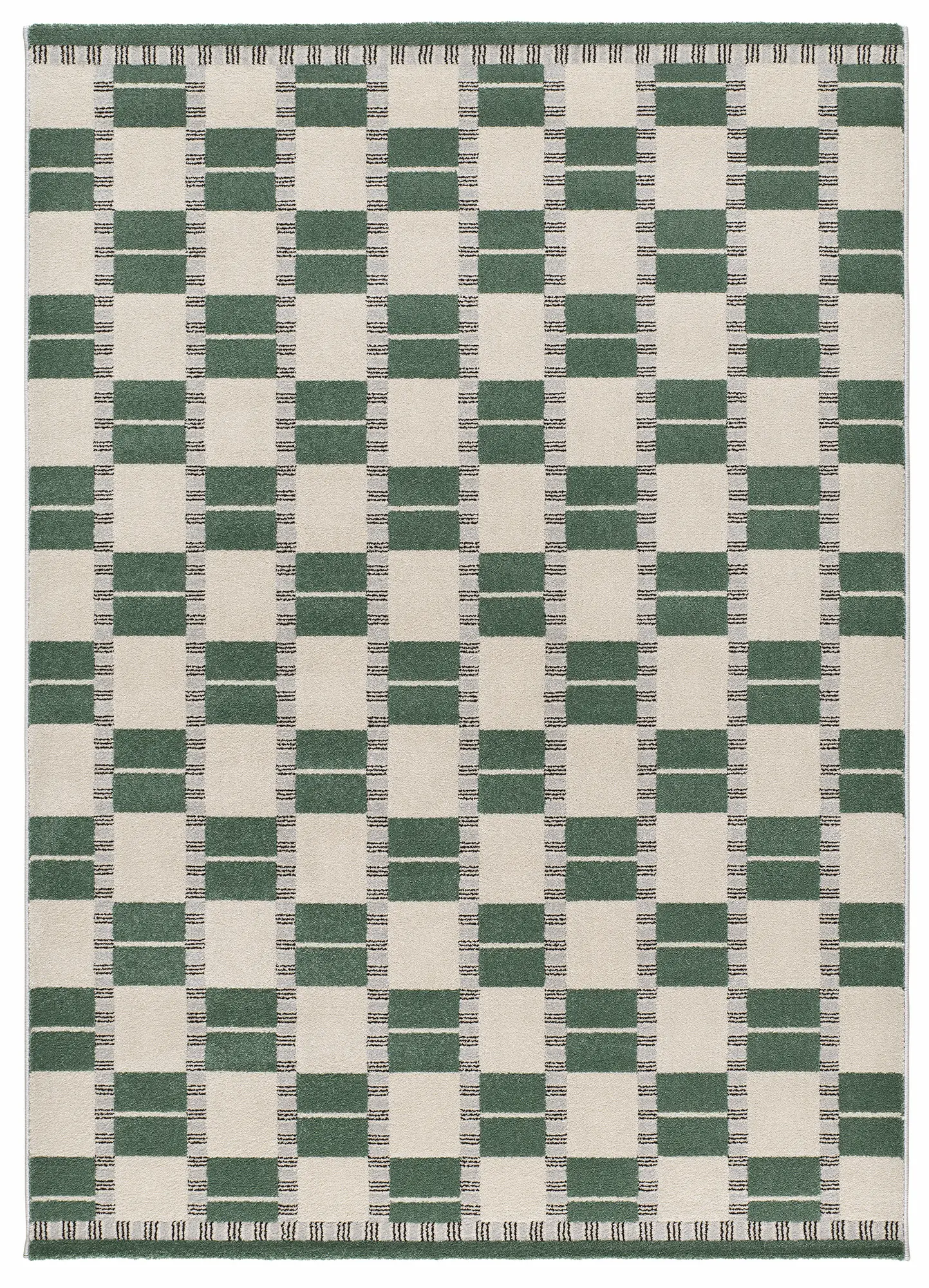 Īsu Plūksnu Paklājs Olive - Image 1
