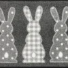 Durvju paklājiņš Bunny Trio - Thumbnail Image 1