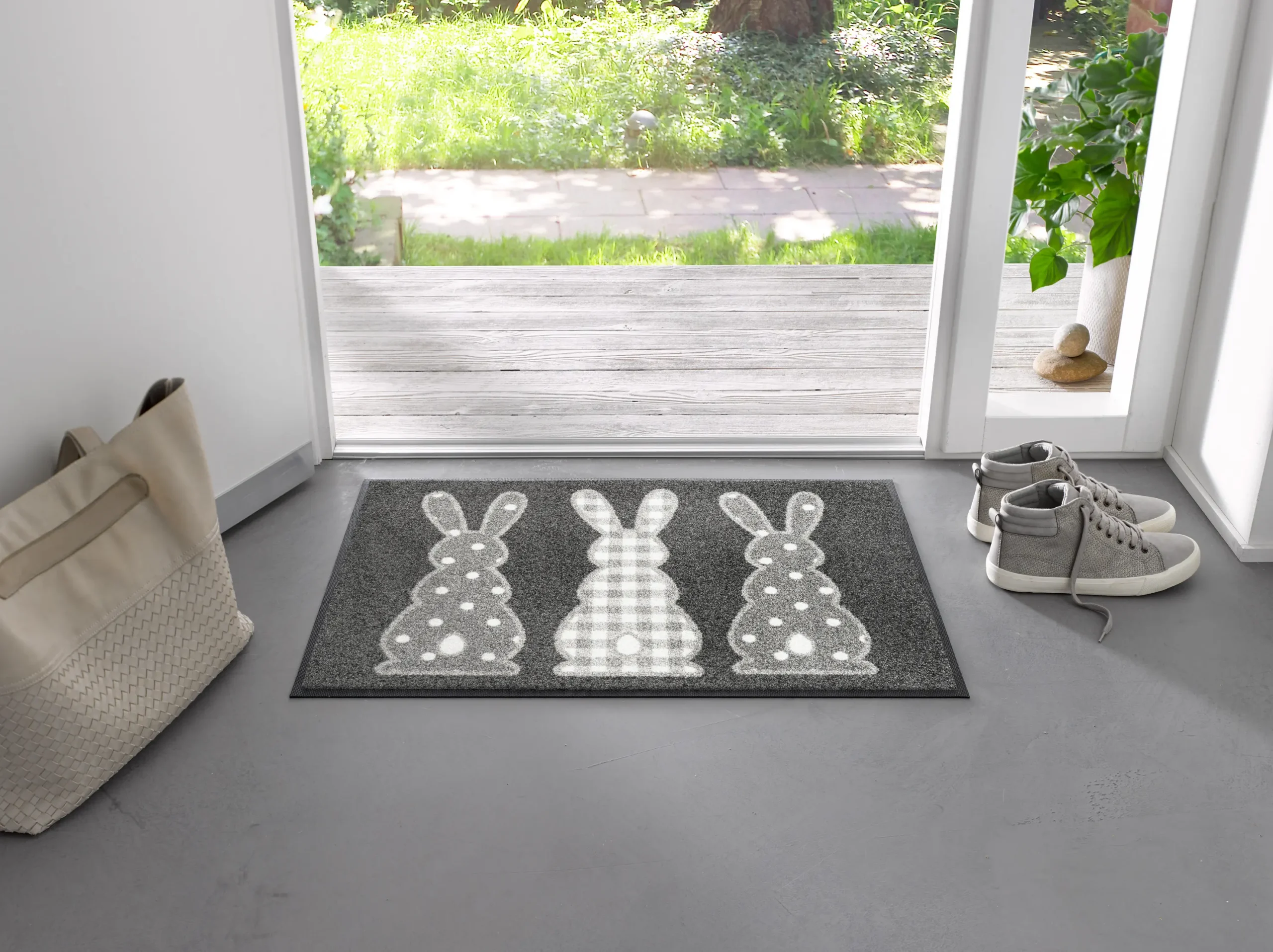 Durvju paklājiņš Bunny Trio - Image 3