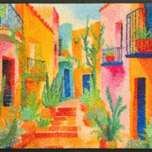 Durvju paklājiņš Casas de Colores