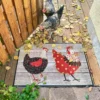 Durvju paklājiņš Chicken Farm - Thumbnail Image 6