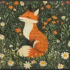 Durvju paklājiņš Floral - Thumbnail Image 1