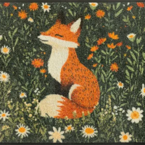 Durvju paklājiņš Floral