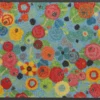 Durvju paklājiņš Flower Power - Thumbnail Image 1