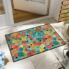 Durvju paklājiņš Flower Power - Thumbnail Image 4