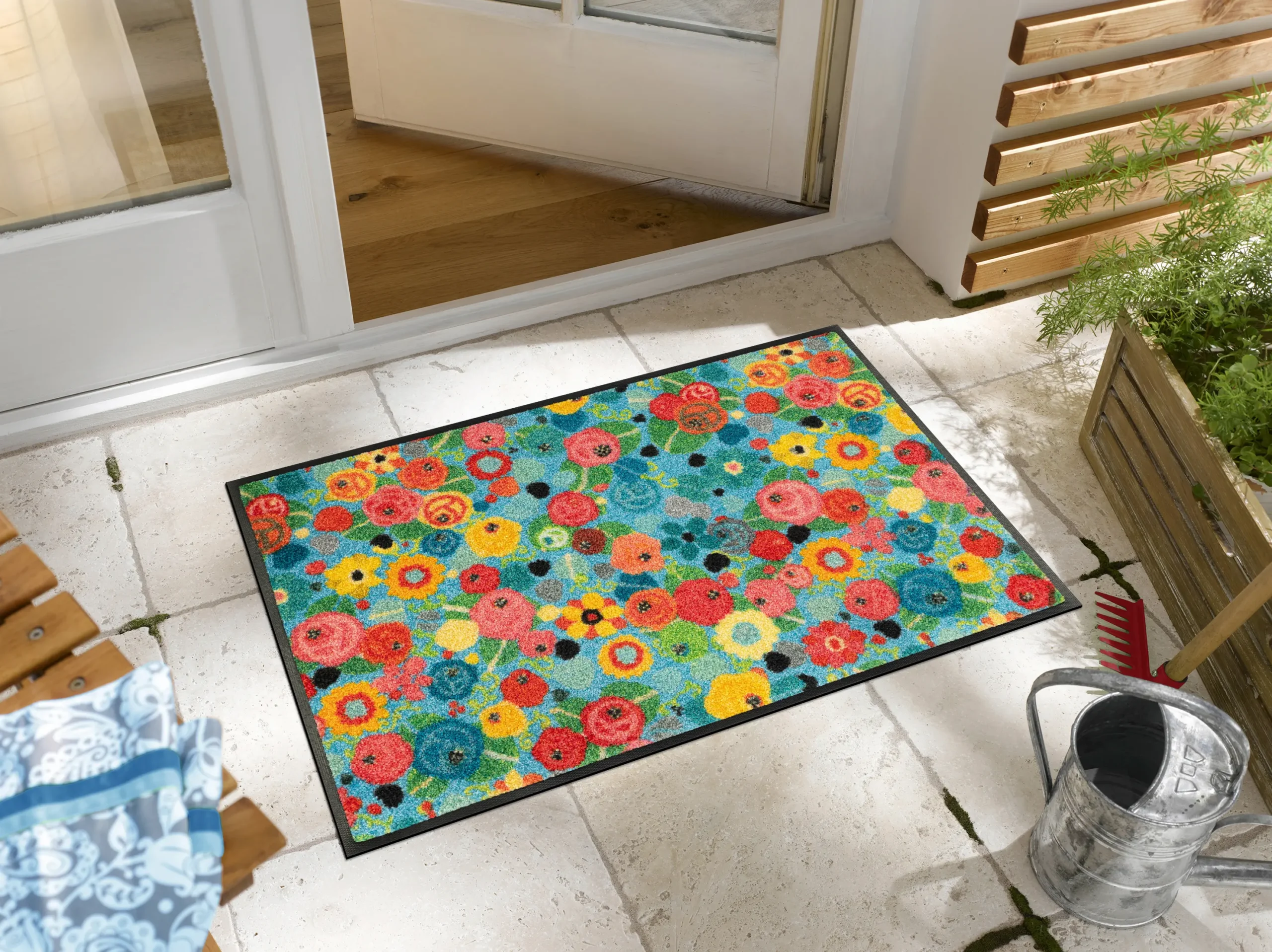 Durvju paklājiņš Flower Power - Image 4