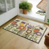 Durvju paklājiņš Friendly Flowers - Thumbnail Image 3