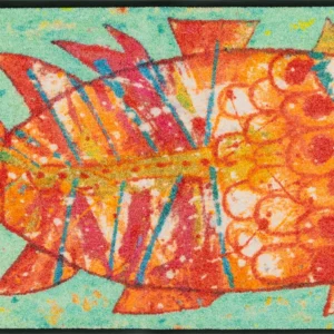 Durvju paklājiņš Funky Fish