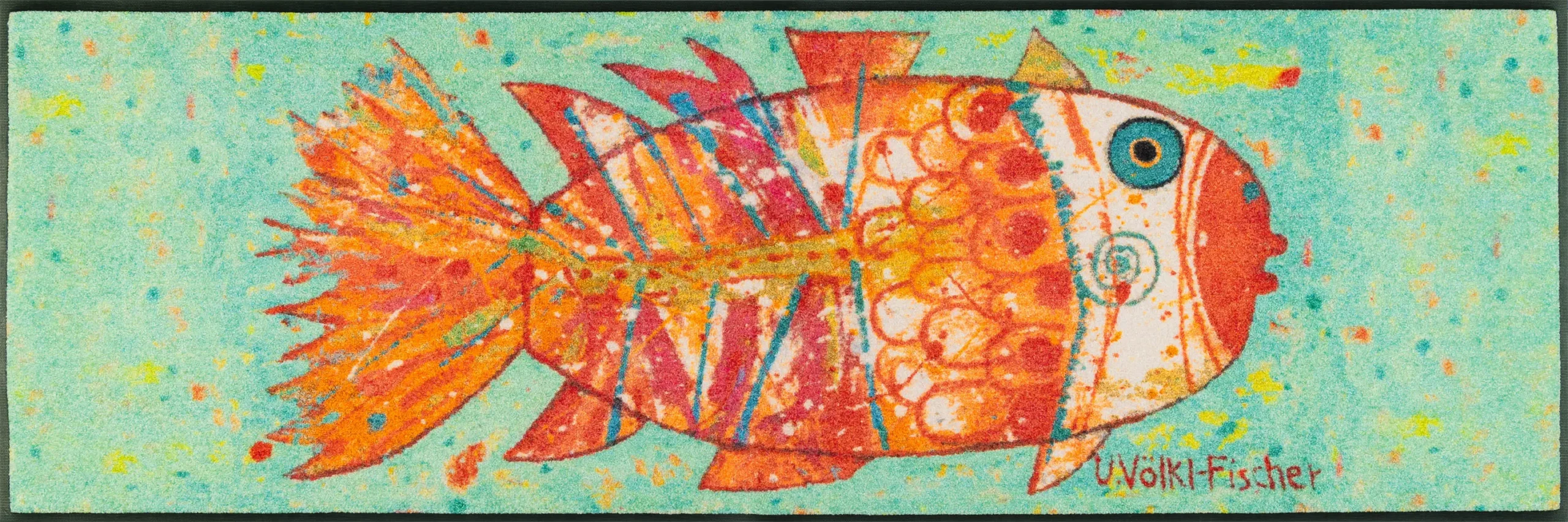 Durvju paklājiņš Funky Fish - Image 1