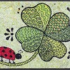 Durvju paklājiņš Clover - Thumbnail Image 1