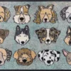 Durvju paklājiņš Dogs - Thumbnail Image 1