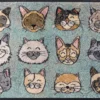 Durvju paklājiņš Cats - Thumbnail Image 1