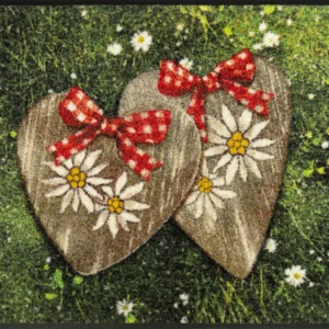 Durvju paklājiņš Love