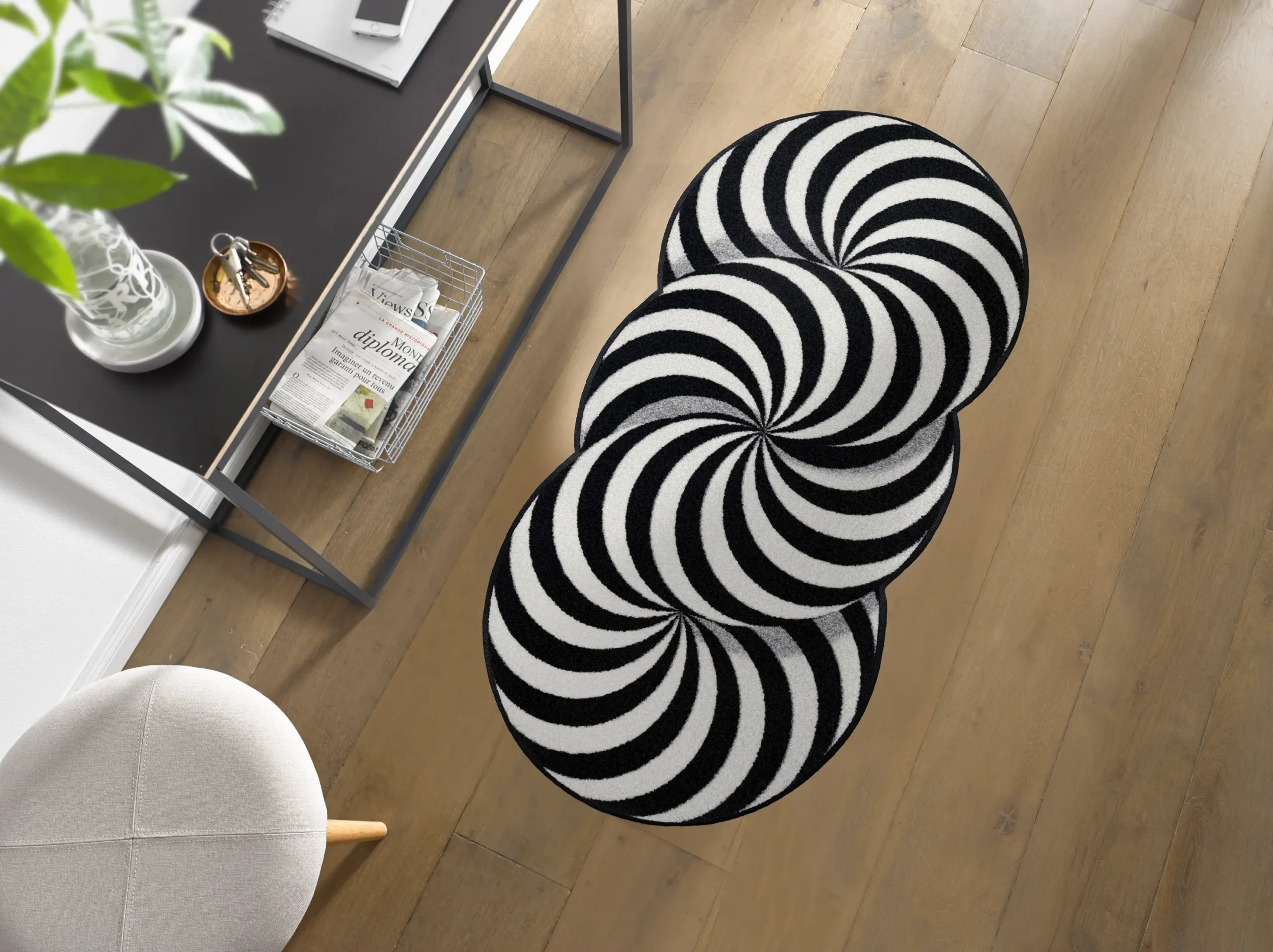 Durvju paklājiņš Infinity Swirl - Image 4