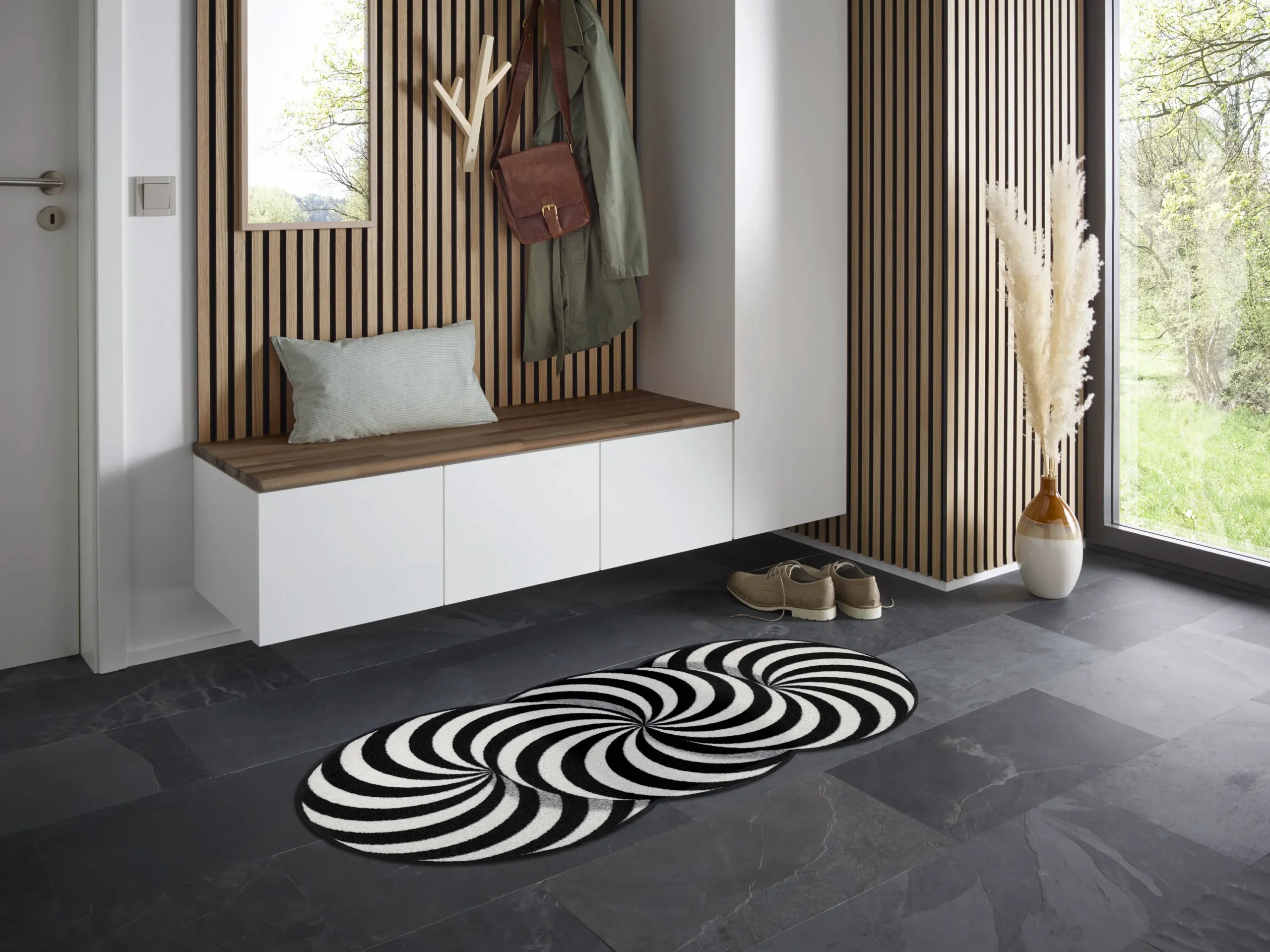 Durvju paklājiņš Infinity Swirl - Image 3