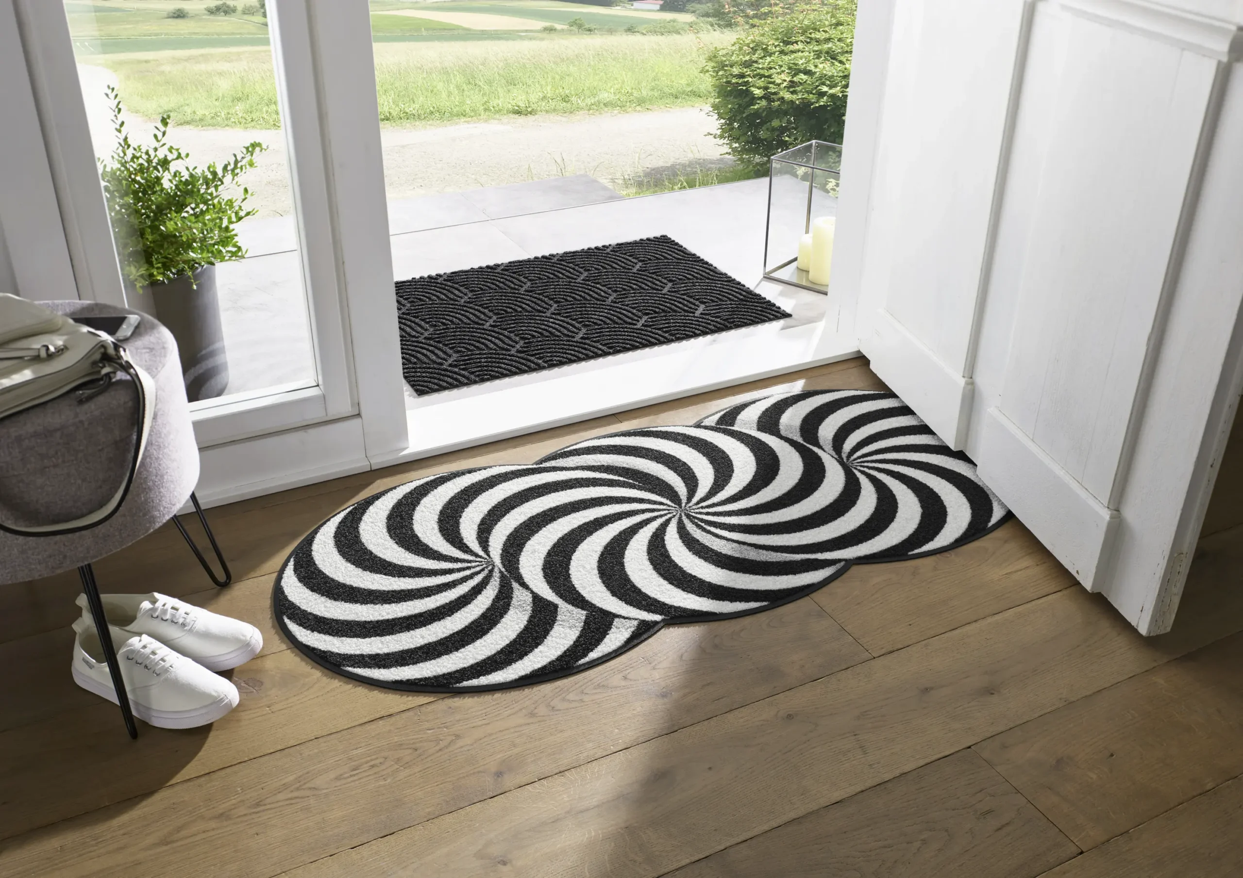Durvju paklājiņš Infinity Swirl - Image 5