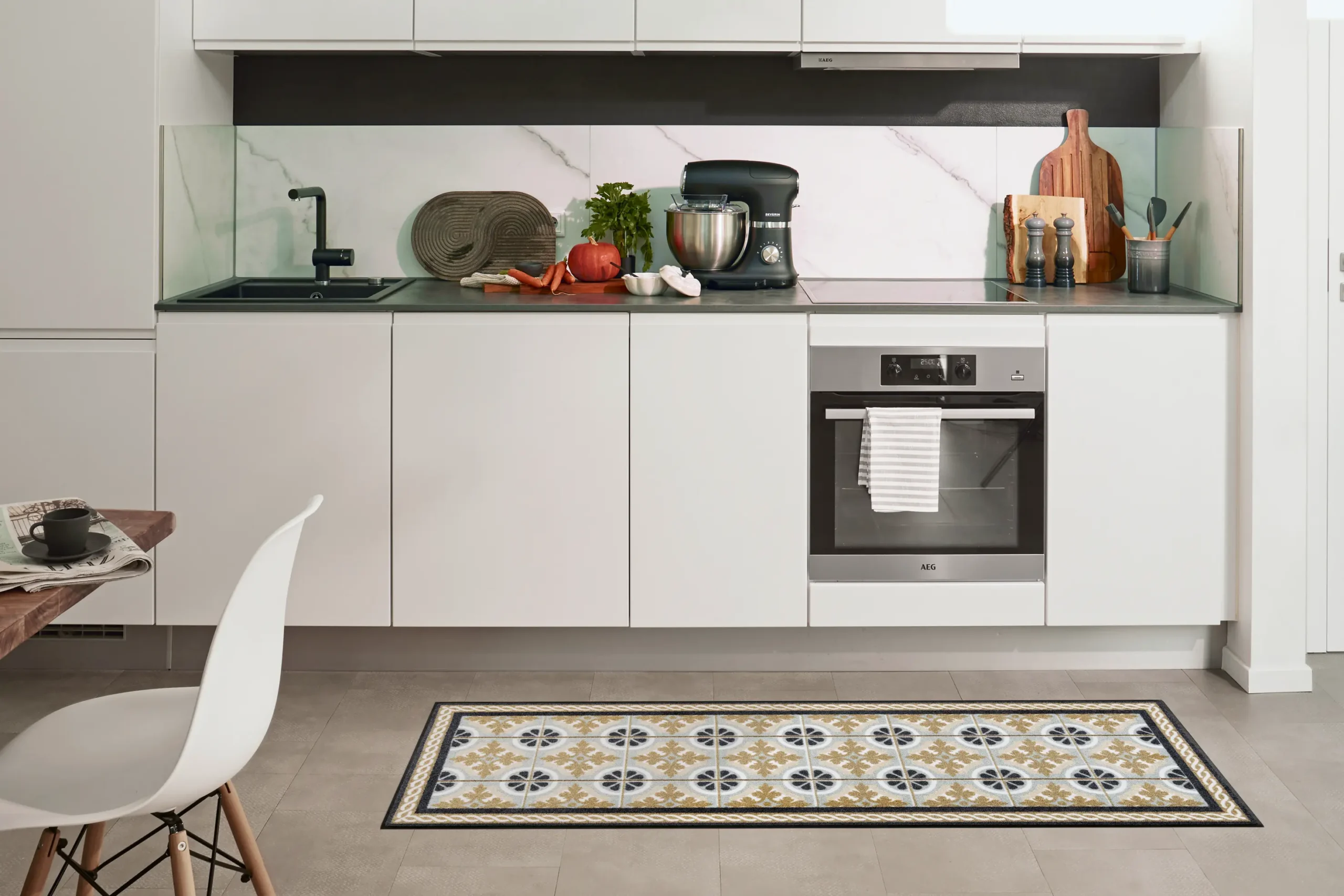 Durvju paklājiņš Kitchen Tiles - Image 7
