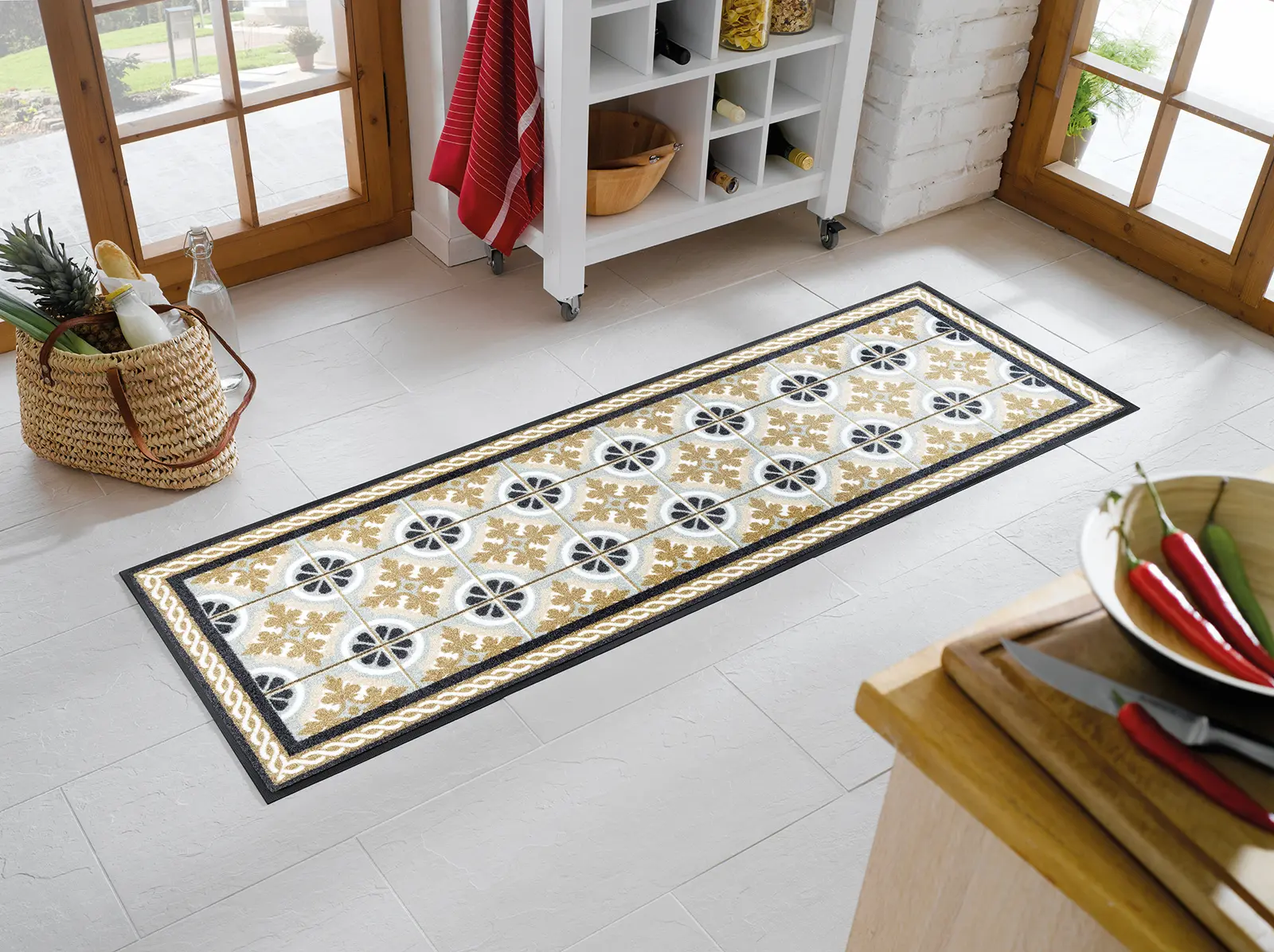 Durvju paklājiņš Kitchen Tiles - Image 6