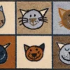 Durvju paklājiņš Miau Miau - Thumbnail Image 1