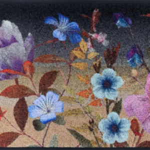 Durvju paklājiņš Midnight Blooms