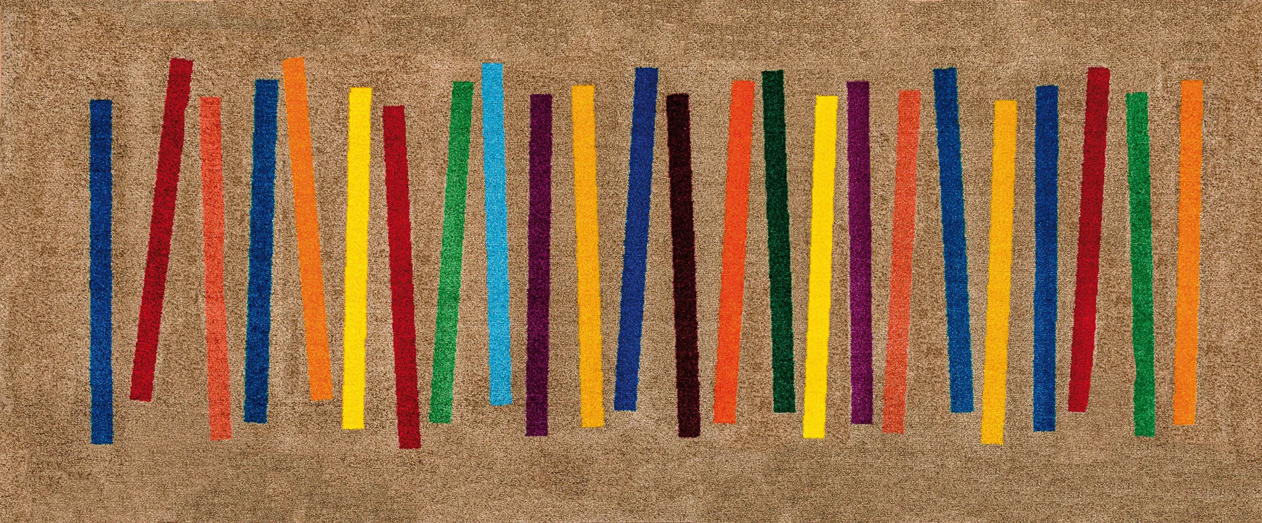 Dekoratīvais paklājiņš Mixed Stripes - Image 1