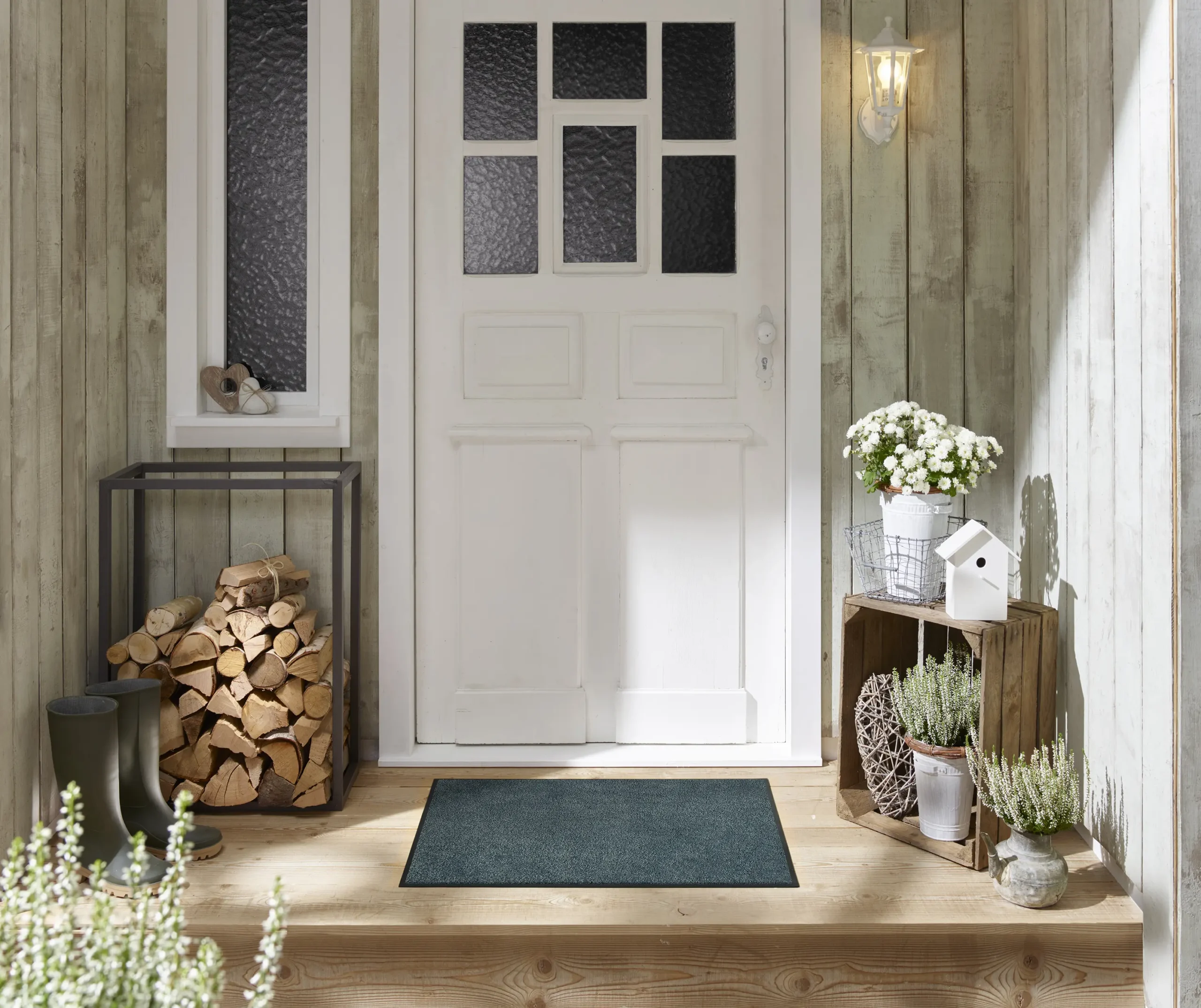 Durvju paklājiņš Denim Blue - Image 5