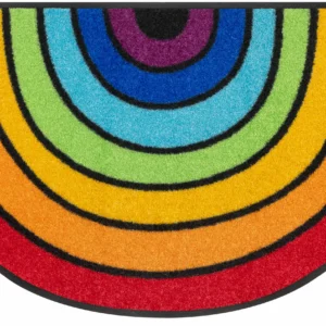 Durvju paklājiņš Round Rainbow