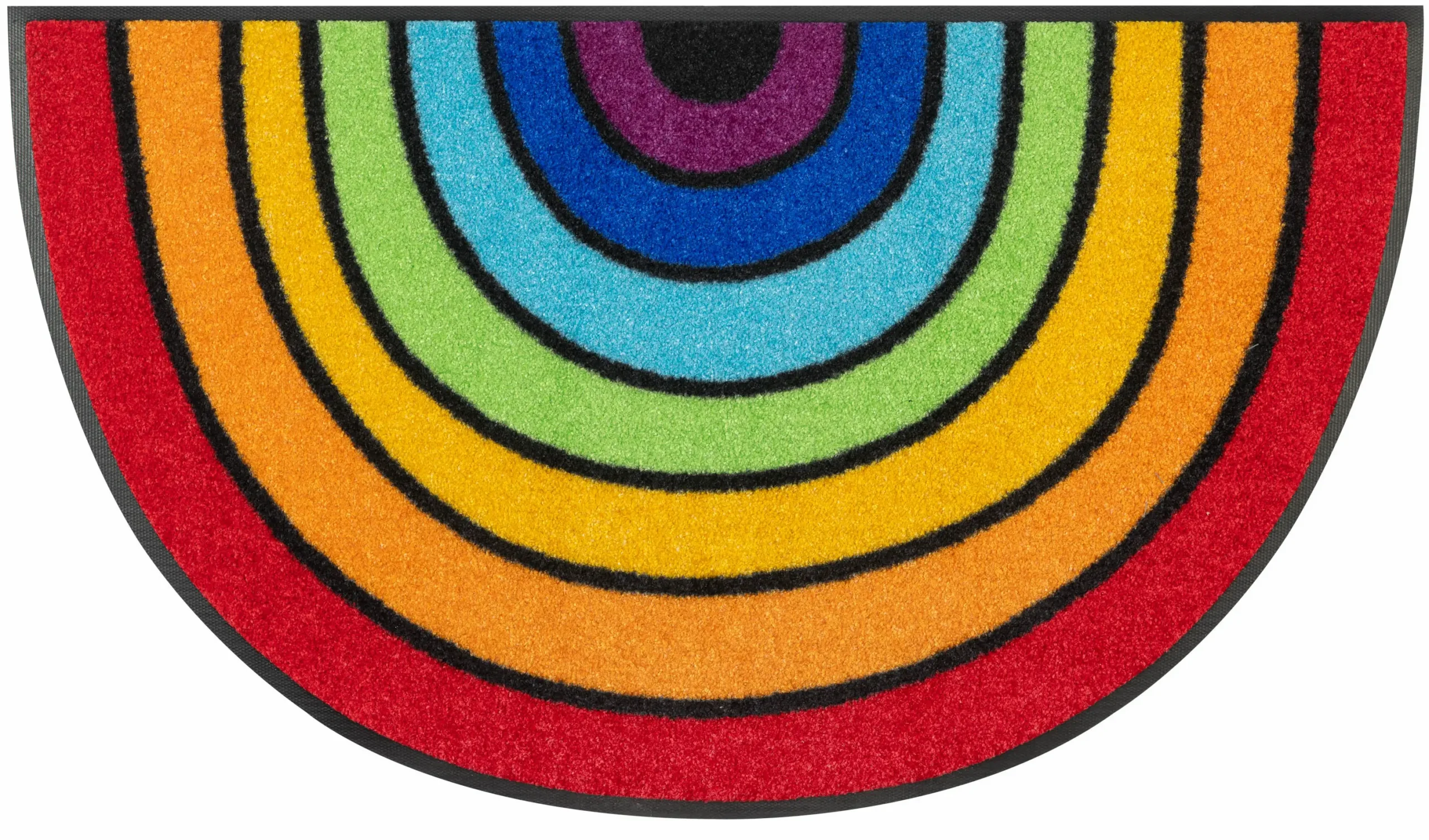 Durvju paklājiņš Round Rainbow - Image 1