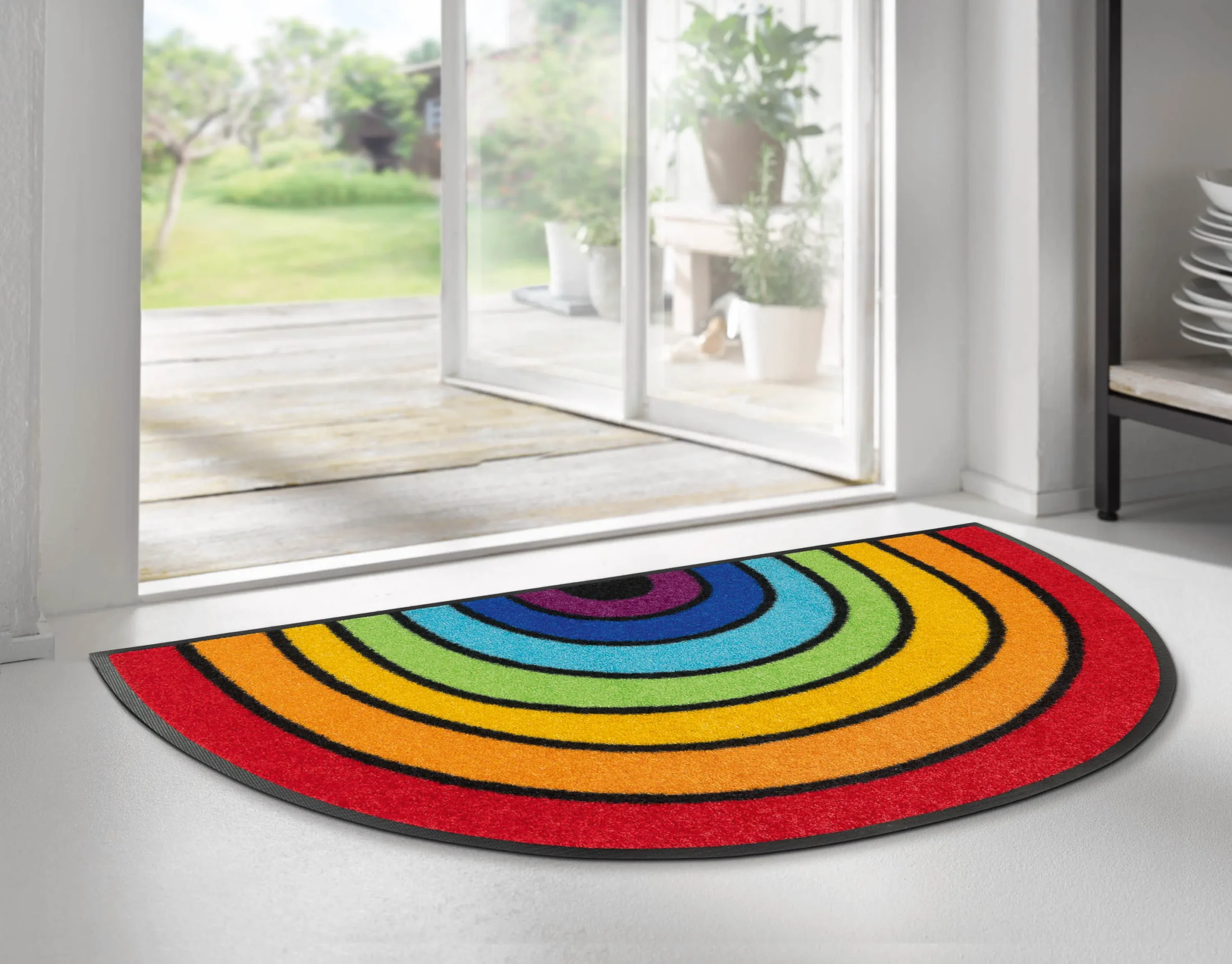 Durvju paklājiņš Round Rainbow - Image 4