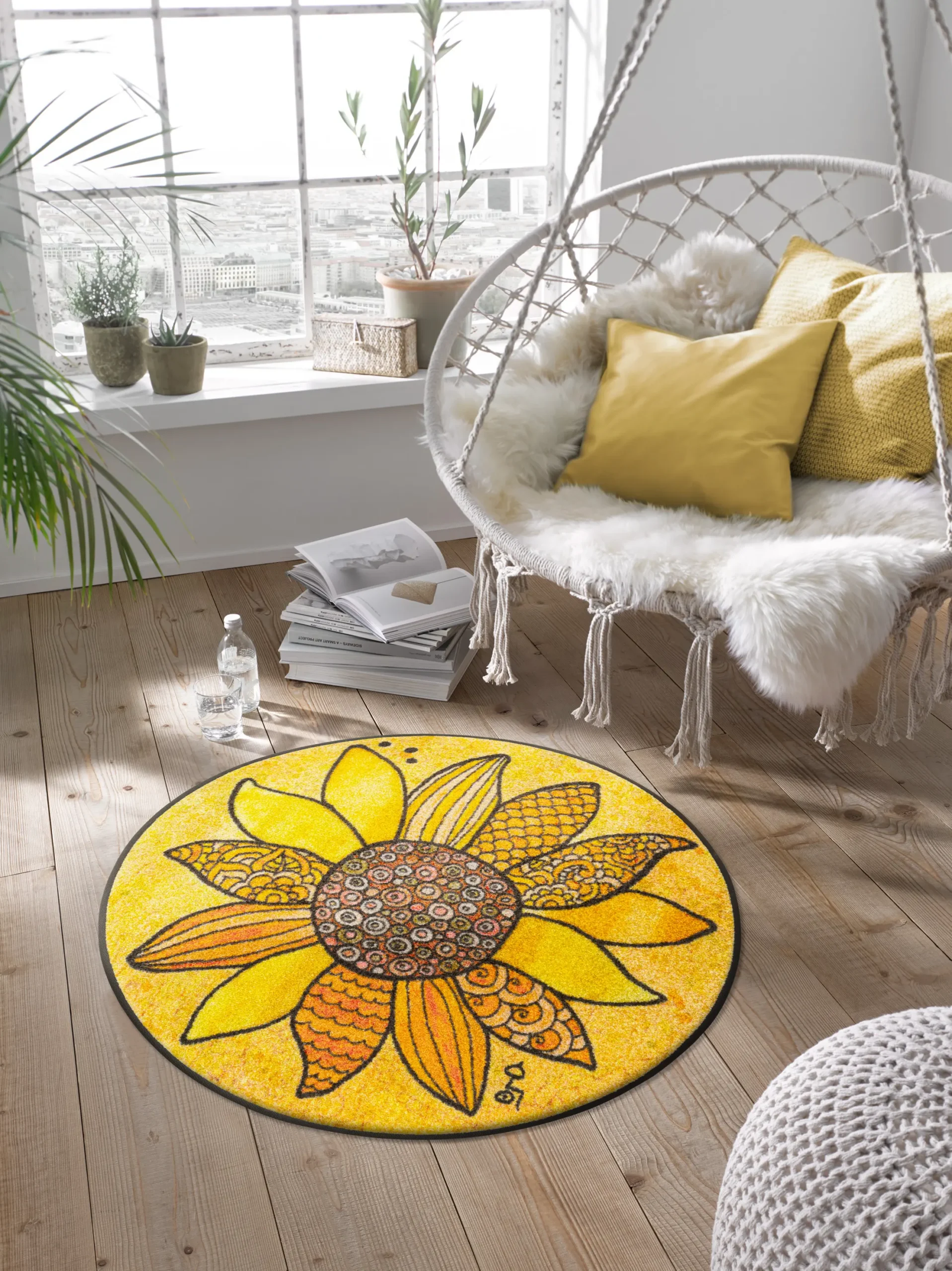 Durvju paklājiņš Sunflower - Image 3