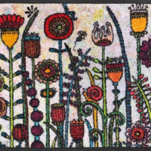 Durvju paklājiņš Floral Symphony