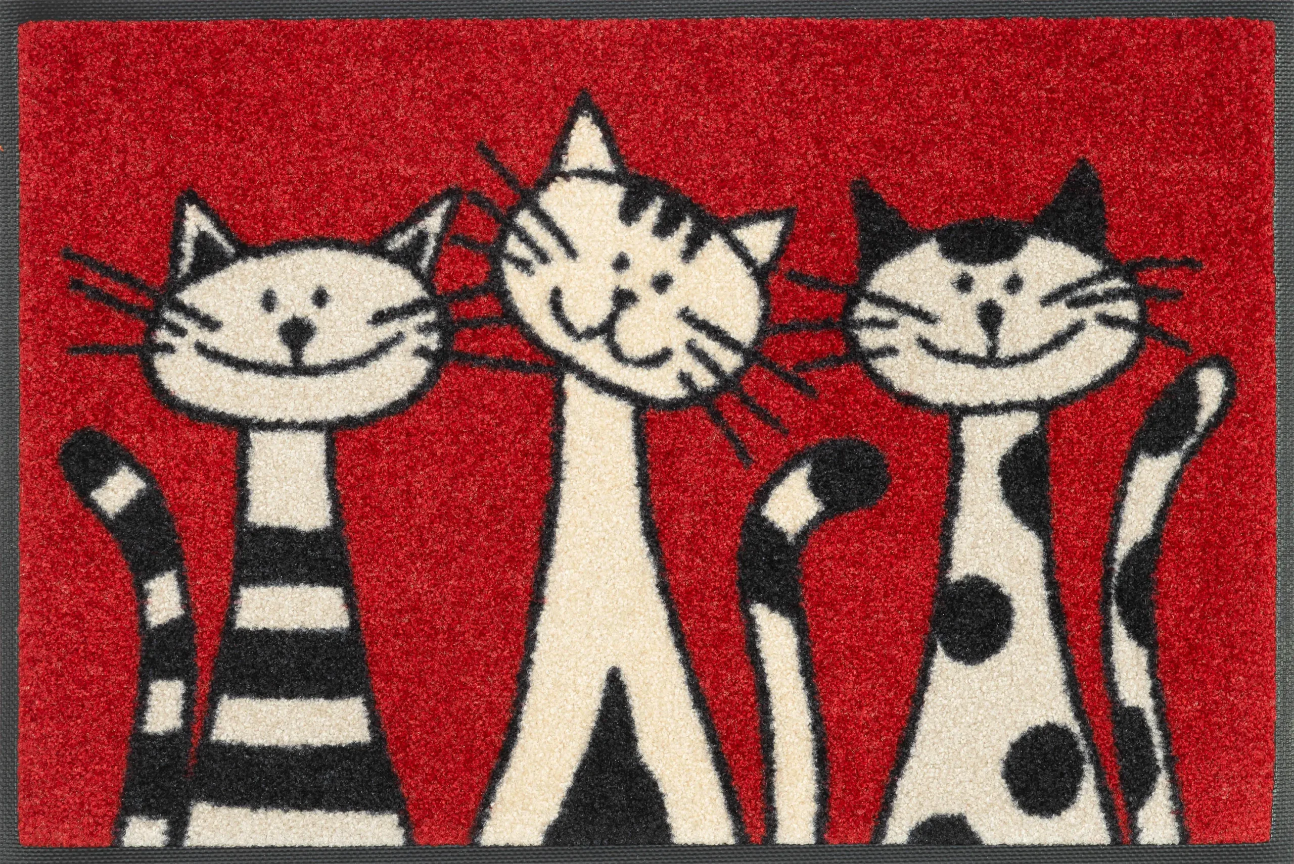 Durvju paklājiņš Three Cats - Image 1