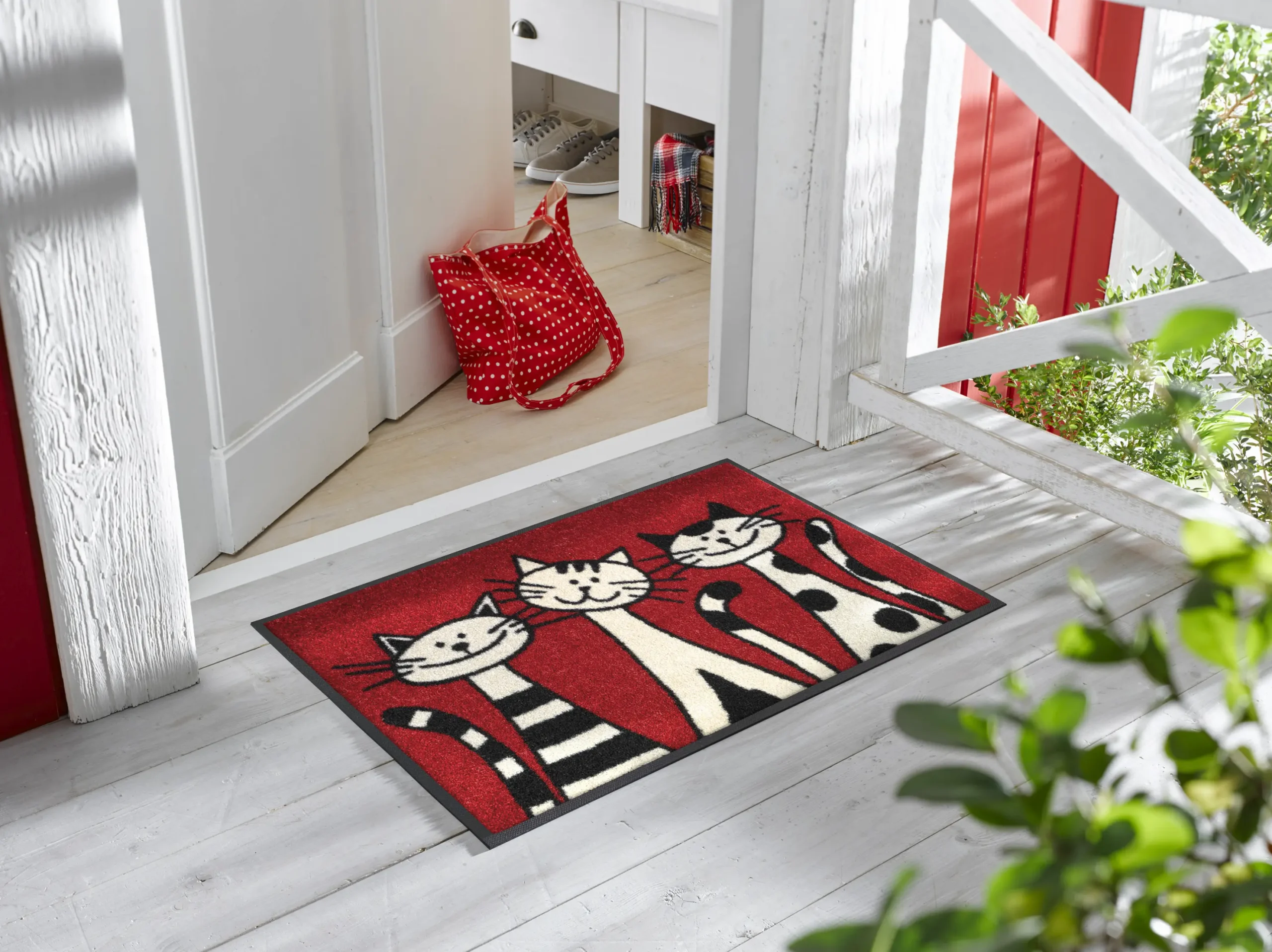 Durvju paklājiņš Three Cats - Image 4