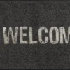 Durvju paklājiņš Warmly Welcome - Thumbnail Image 1