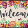 Durvju paklājiņš Welcome Blooming - Thumbnail Image 1