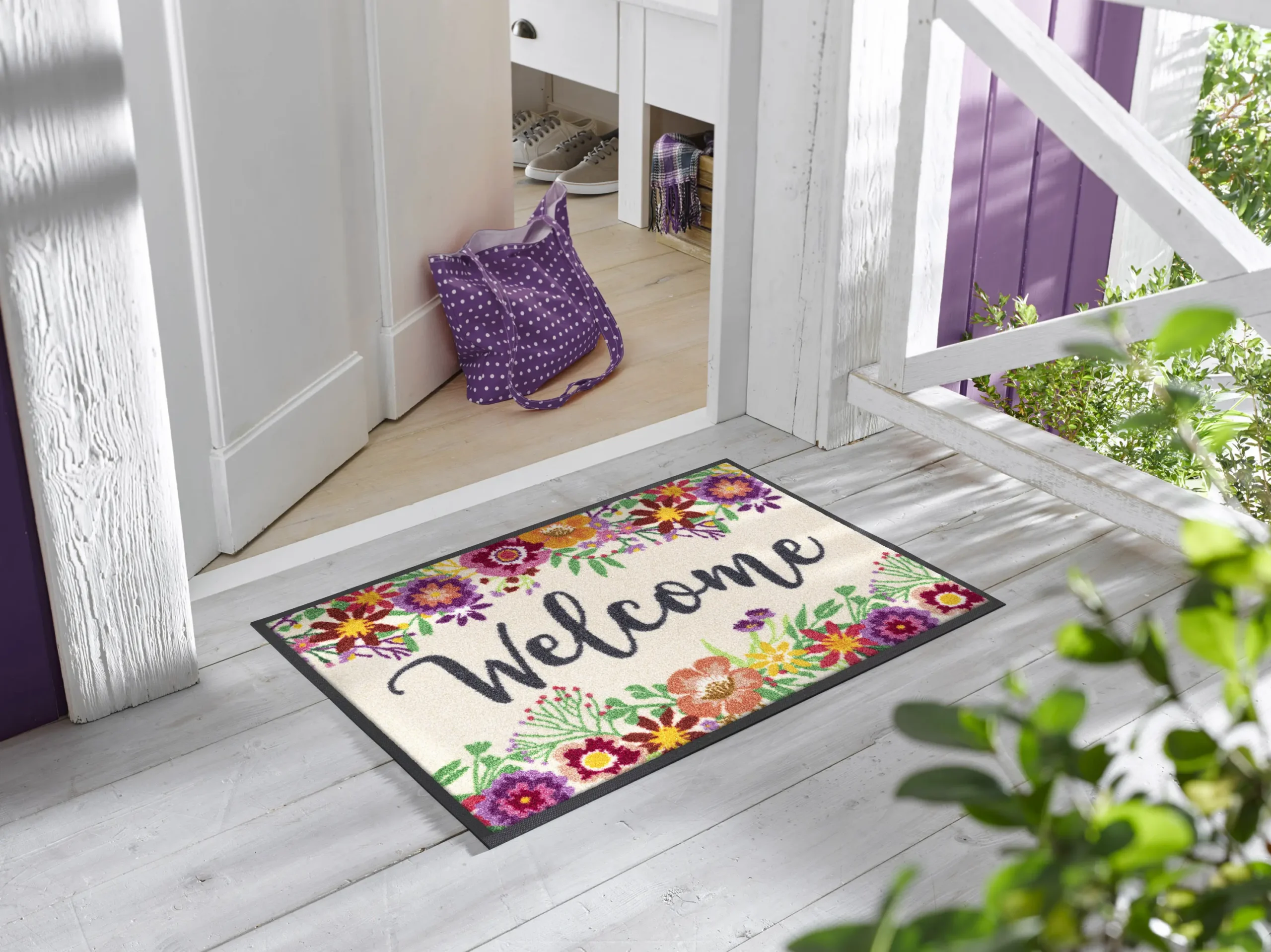 Durvju paklājiņš Welcome Blooming - Image 4