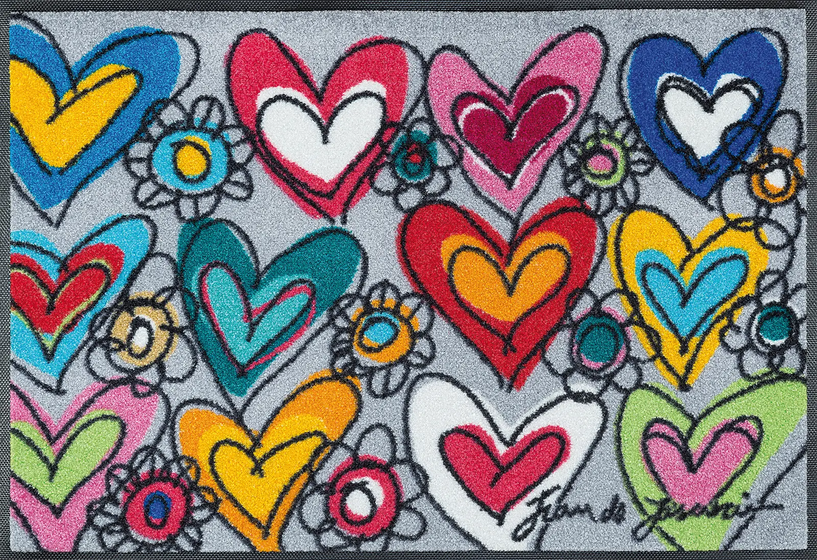 Durvju paklājiņš With Love - Image 3